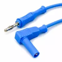 PJP 2042 Right Angle to Straight Banana Plug Lead